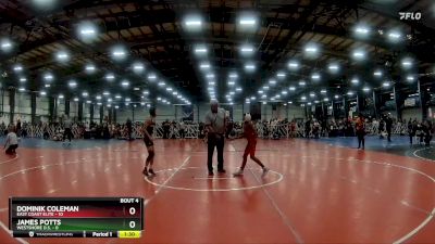 80 lbs Rd# 4- 2:00pm Friday Final Pool - Dominik Coleman, East Coast Elite vs James Potts, Westshore D.S.