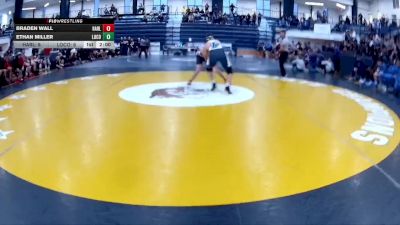 215 lbs Round 1 (16 Team) - Ethan Miller, Long County vs Braden Wall, Harlem