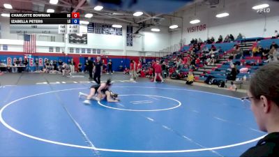 160 lbs Finals (2 Team) - Izabella Peters, Loras vs Charlotte Bowman, Ursinus