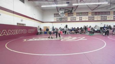 125 lbs Champ. Round 1 - Dominic Ortega, Mission College vs Alijah Ortiz, Fresno City College
