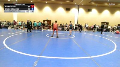 132 lbs Cons. Round 3 - Isaiah Payne, Ohio vs Brady Mcalister, Florida