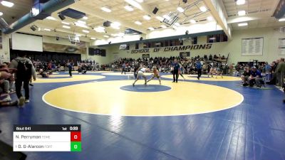 141 lbs Consi Of 16 #2 - Nathan Perryman, Temecula Valley vs D`mitri Garza-Alarcon, Fort Lupton (CO)