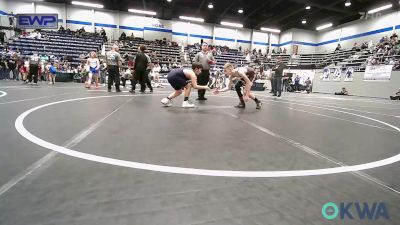 110 lbs Rr Rnd 5 - Kaden Breeding, Eufaula Ironheads Wrestling Club vs Magnum Robles, CCYO