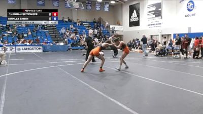 138 lbs Cons. Round 2 - Kinnley Smith, Indiana Tech vs Hannah Seitzinger, Indiana Tech