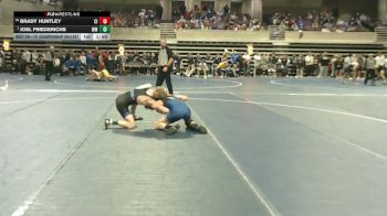 121 Championship Bracket Champ. Round 3 - Joel Friederichs, Watertown-Mayer vs Brady Huntley, Cambridge-Isanti