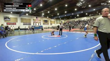 115 Girls Quarterfinal - Audrina Beltran, Central Union vs Savanna Diaz, Ramona