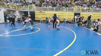 43 lbs Consolation - Sebastian Summitt, Newkirk Takedown Club vs Gabriel Robertson, Chandler Takedown Club