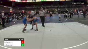 90 lbs 5th Place - Hans Kamm, Salem Elite Mat Club vs Abraham Coronado, Nevada Elite