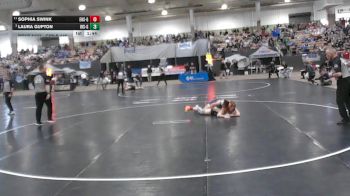 Girls 145 lbs Quarterfinal - Laura Gupton, Independence High School Girls vs Sophia Swink, Elizabethton High School Girls