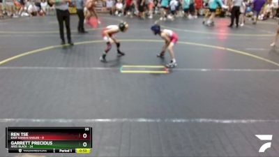 52 lbs Round 2 (6 Team) - Garrett Precious, Ares Black vs Ren Tse, East Kansas Eagles