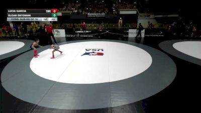 53 lbs Cons. Sub-rd Of 16 - Lucia Garcia, Team Selma Wrestling Club vs Sloan Snydman