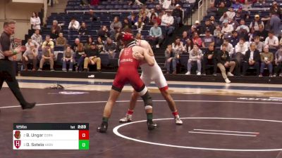 125 lbs Semifinal - Brett Ungar, Cornell vs Diego Sotelo, Harvard