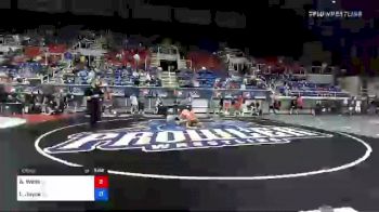 100 lbs Round Of 64 - Aidan Wells, South Dakota vs Lazarus Joyce, New Jersey
