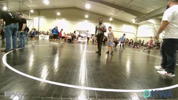 76 lbs Consolation - Tsu-tli Christie-Vangen, Fort Gibson Youth Wrestling vs Damen Macias, Berryhill Wrestling Club