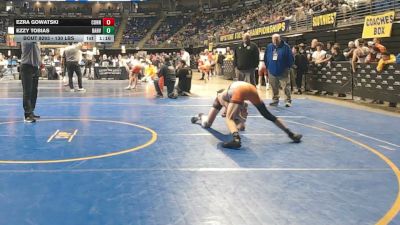 130 lbs Consy 1 - Ezra Gowatski, Connellsville vs Ezzy Tobias, Danville