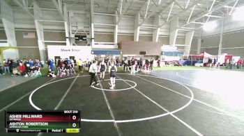 126 lbs Champ. Round 2 - Asher Millward, Skyridge vs Ashton Robertson, American Fork