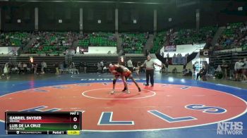 1A-4A 132 Quarterfinal - Gabriel Snyder, Weaver vs Luis De La Cruz, Fultondale