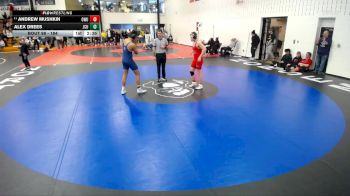 184 lbs Champ. Round 1 - Andrew Mushkin, Ohio Wesleyan vs Alex Drees, John Carroll