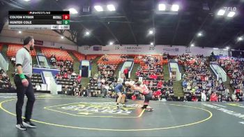 165 lbs Semifinals (8 Team) - Hunter Cole, Yale vs Colton Kyser, Whitehall
