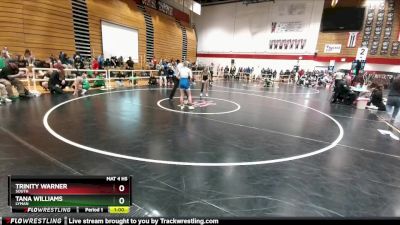 100 lbs Cons. Round 2 - Trinity Warner, South vs Tana Williams, Lyman