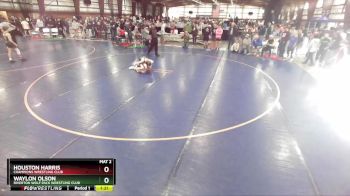 70 lbs Champ. Round 1 - Houston Harris, Champions Wrestling Club vs Waylon Olson, Riverton Wolf Pack Wrestling Club