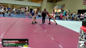 100 lbs Semis & Wb (16 Team) - Fisher Lundberg, Elevate WC vs Henry Golembrewski, Alabama Elite Black