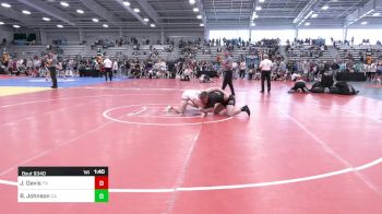 170 lbs Quarterfinal - Jackson Davis, TN vs Brodie Johnson, CA