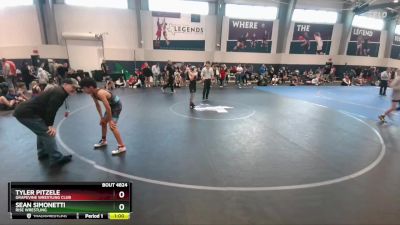 98 lbs Cons. Round 4 - Tyler Pitzele, Grapevine Wrestling Club vs Sean Simonetti, Rise Wrestling