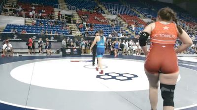 170 lbs Champ. Rd Of 128 - Kimberly Towers, Utah vs Sally Johnson, Tennessee