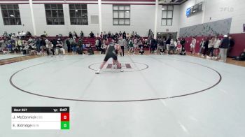 165 lbs Consi Of 16 #1 - Jeffrey McCormick, Calvary Day School vs Eli Aldridge, Bishop Lynch