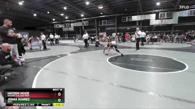 100 lbs Quarterfinal - Hayden Nozie, Valiant College Prep vs Jonas Suarez, SBTC
