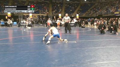 75 lbs Quarterfinal - Luke Baublitz, South Eastern vs Jackson Bish, Harborcreek