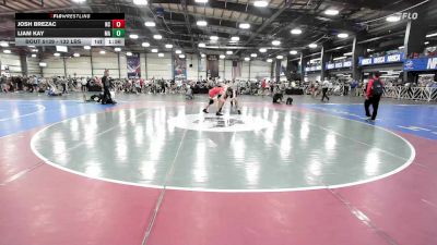 132 lbs Round Of 128 - Josh Brezac, NC vs Liam Kay, MA