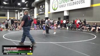 46 lbs Round 1 (4 Team) - Reagan Graser, Nebraska Wrestling Academy vs Gracelyn Wright, Illinois