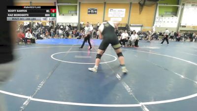 285 lbs Quarterfinal - Scott Santos, Melrose vs Kaz Morosetti, North Kingstown