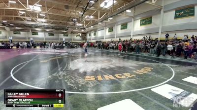 98/106 Champ. Round 1 - Bailey Gillen, Aberdeen Central vs Grady Olaffon, Bison Wrestling Club