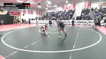 170 lbs Champ. Round 3 - Chrisette Mahone, Tahquitz vs Kailee Cadena, Bakersfield Christian