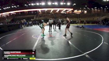 132 lbs Cons. Round 2 - Kaden Shortridge, Chilhowie vs Massimiliano Pellicano, Venice
