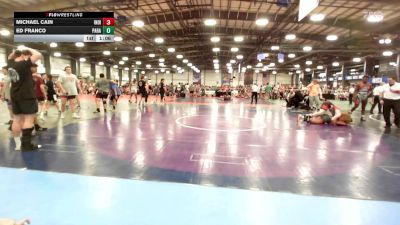170 lbs Rr Rnd 2 - Michael Cain, Indiana Outlaws Black vs Ed Franco, Parabellum Wrestling Academy