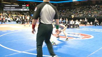 113 Class 4 lbs Semifinal - Dominic Marchack, Hickman vs Rowdy Angst, Liberty