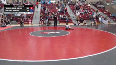 67 lbs Semifinal - Zavior Zaine McKay, Fighting Squirrels Wrestling Club vs Brooks Pingree, All In Wrestling Academy
