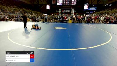 105 lbs Cons 32 #2 - Aneth Campos, AZ vs Rylee Jones, MO