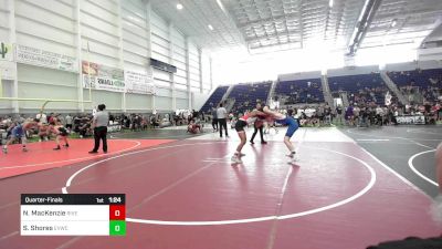 150 lbs Quarterfinal - Noah MacKenzie, Riverside Rascals vs Stryker Shores, Evwc