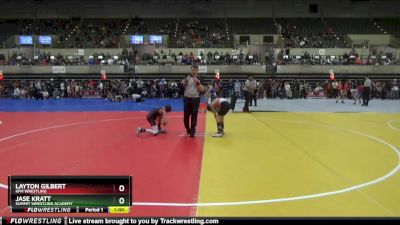 80 lbs Cons. Round 1 - Jase Kratt, Summit Wrestling Academy vs Layton Gilbert, KFM WRESTLING