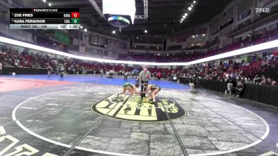 138 lbs Quarterfinal - Zoe Fries, Kuna vs Kara Ferguson, Eagle