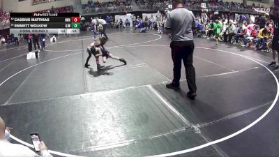 56 lbs Cons. Round 2 - Cassius Matthias, Nebraska Wrestling Academy vs Emmett Wolkow, Gordon/Rushville Jr. Wrestling