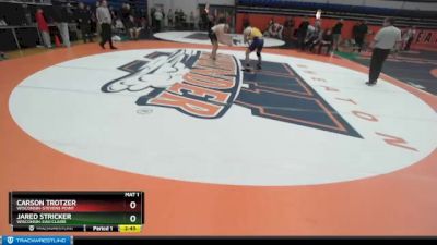 174 lbs Semifinal - Jared Stricker, Wisconsin-Eau Claire vs Carson Trotzer, Wisconsin-Stevens Point