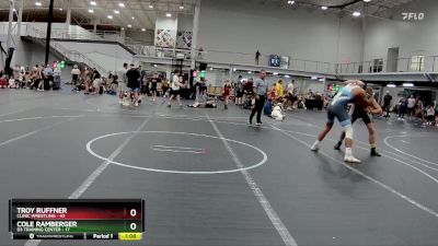 190 lbs Placement (4 Team) - Cole Ramberger, D3 Training Center vs Troy Ruffner, Clinic Wrestling