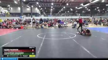 113 lbs Round 4 (6 Team) - Mohammad Zanangeh, RIVER CITY WRESTLING CLUB vs Alden McKenzie, GREAT NECK WRESTLING CLUB