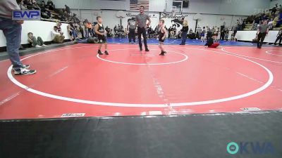 60 lbs Round Of 16 - Corbin Morrow, Wyandotte Youth Wrestling vs Preston Cross, Brushy Wrestling Club